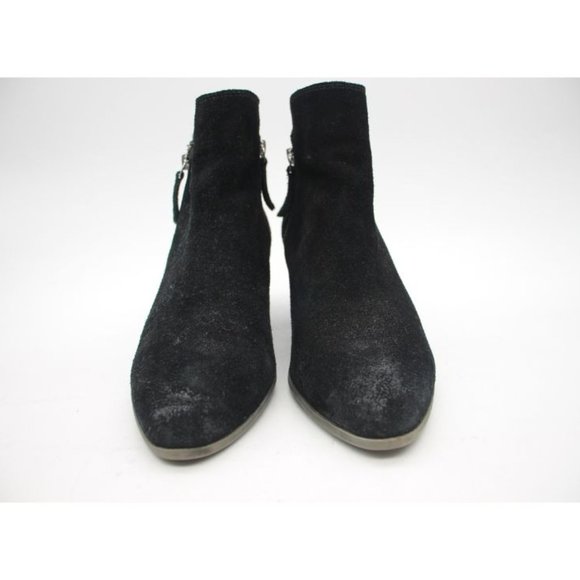 Frye Ankle Boots 3470015 Women's Size 10 M Judy Suede Double Zipper Booties - Picture 2 of 11